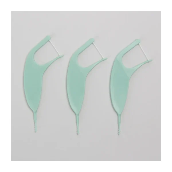 Disposable Dental Floss Toothpick with Proxi-brush TC0026 Disposable Dental Floss Toothpick with Proxi-brush — product view