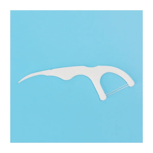 TC0021 Double Line Disposable Travel Dental Floss Toothpick — detail view 3