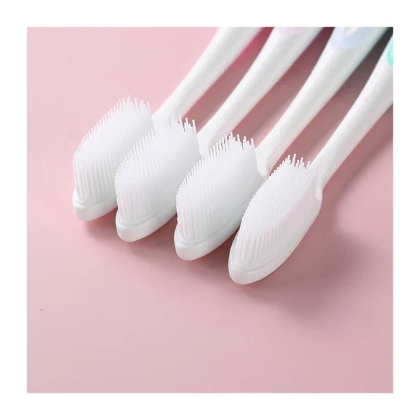 TB0027 Three-layer Cushioning Soft Bristles Rubber Head Toothbrush — detail view 3