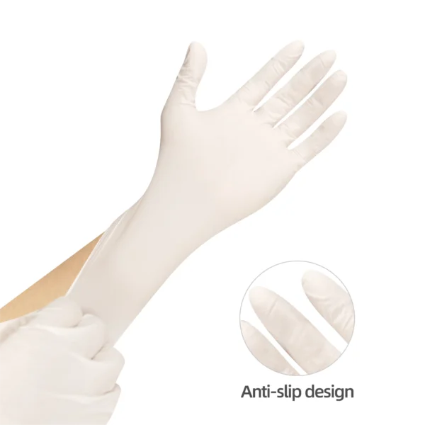 H1258b92140c44916b60ee5f66c097149a.webp ABC-NIT01-6 6 mil White Powder-Free Nitrile Gloves