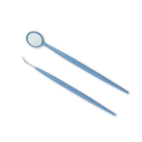 TA021-1 2-Piece Disposable Sterilized Dental Mirror, Probe Examination Kit — detail view 3