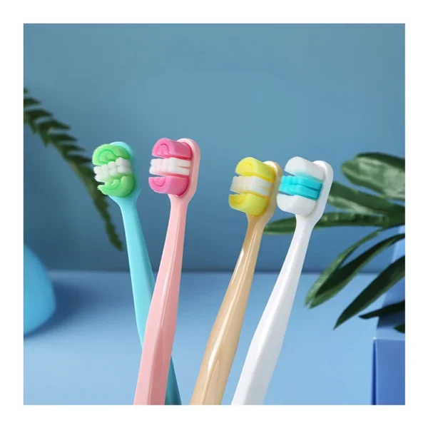 Ultra-fine Brush Filaments High Cleaning ToothBrush - view 4 TB0013 Ultra-fine Brush Filaments High Cleaning Toothbrush — detail view 4