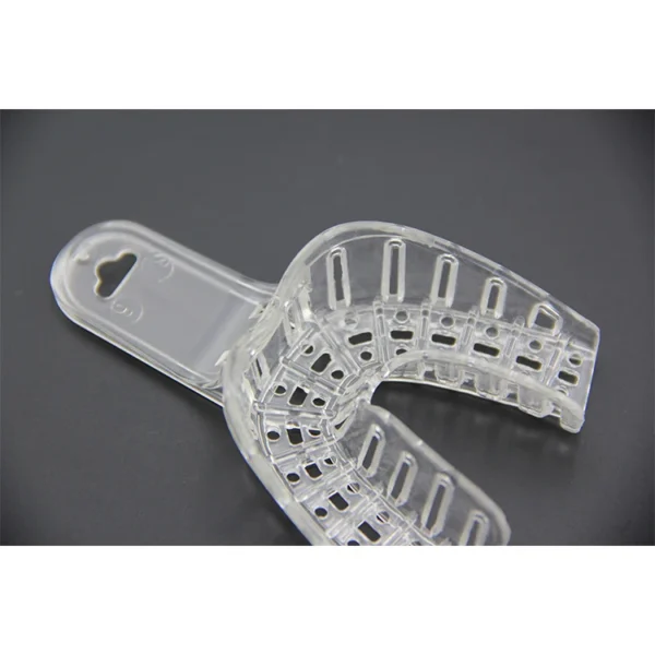 Disposable Clear Dental Impression Tray - view 2 IM003B Disposable Clear Dental Impression Tray — detail view 2