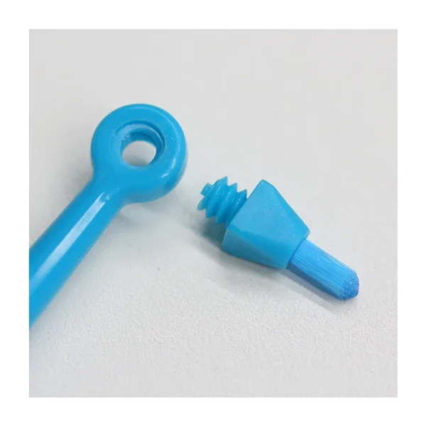Orthodontic Bracket Cleaning Toothbrush with Replaceable Brush Heads - view 2 IB030 Orthodontic Single-Tuft Toothbrush with Replaceable Heads — detail view 2