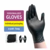 ABC-DG01-9 Powder-Free Disposable Black Nitrile Gloves for Food Handling