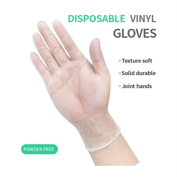 H2bb8f55d1c98462abdc7f2daf0d48c2bj.webp ABC-PVC01 Powder-Free Vinyl Examination Gloves