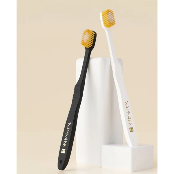 TB0001 Japanese Adult Wide-head Dental Soft Bristles Deeply Clean Toothbrush — detail view 3