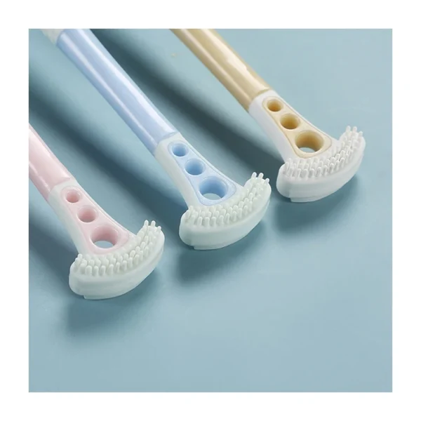 Germany Imported Spiral Soft Bristles Multiple Functions Dental - view 3 TB0024 Spiral Soft-Bristle Dental Toothbrush — detail view 3