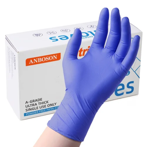 H35bd0b1af7bf44d9ac045f8b183f71180.webp ABC-NI01 3 mil Nitrile-Coated Anti-Slip Safety Gloves