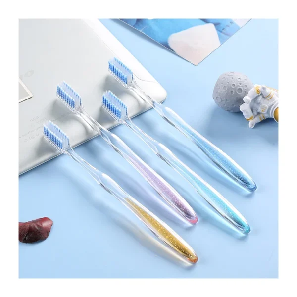 Spiral Shape Soft Bristle Cleaning Dental ToothBrush - view 3 TB0022 Spiral Shape Soft Bristle Cleaning Dental Toothbrush — detail view 3