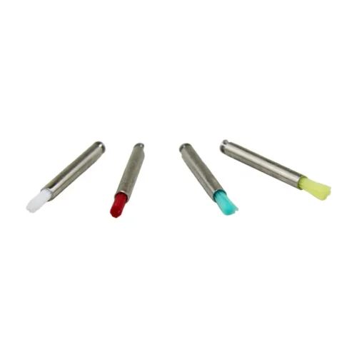 H3dc70e68dd1541e8b9168dbd0fdc623dM.webp TA024B-5M Color Nylon Mini Flat Dental Prophy Brush/Dental Polishing Brush