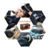 ABC-NIT01-B 10 mil Heavy-Duty Nitrile Gloves
