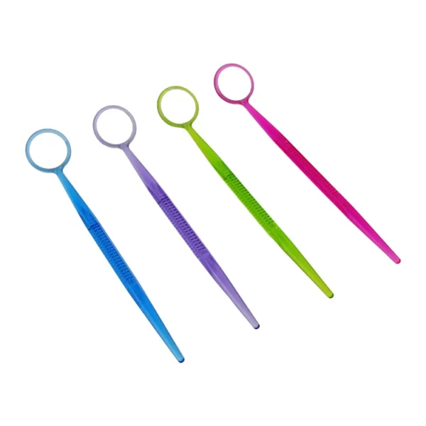 TA018C-2B Disposable Anti Fog Colorful Dental Mouth Mirror — detail view 3