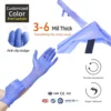 ABC-DG01-4 4–6 mil Ice Blue Disposable Nitrile Gloves