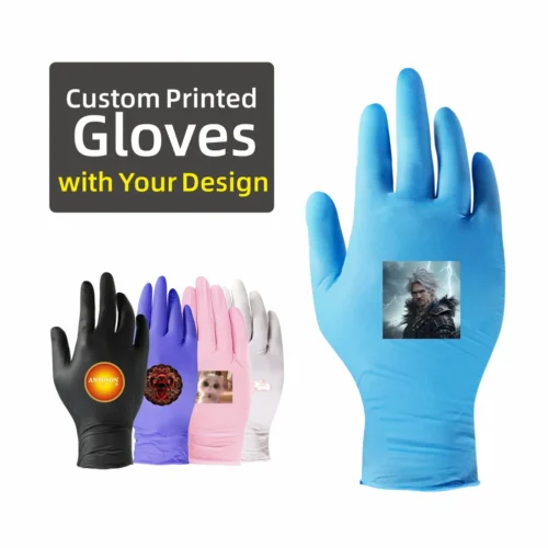 ABC-DG01-12 9-Inch Finger-Textured Disposable Nitrile Gloves