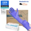 ABC-DG01-4 4–6 mil Ice Blue Disposable Nitrile Gloves
