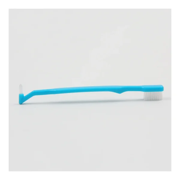 Double-Ended Micro-Clean Dental Orthodontic Bracket Toothbrush - view 4 OB015 Double-Ended Micro-Clean Dental Orthodontic Bracket Toothbrush — detail view 4