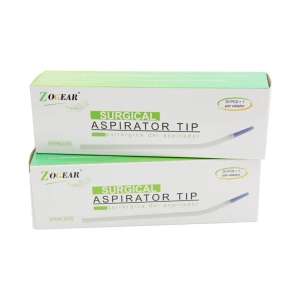 EO Sterilization Dental Surgical Aspirator Tip - view 3 TA007-2 EO-Sterilized Surgical Dental Aspirator Tip — detail view 3