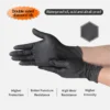 H64ce32c860e24087b4358bf1faf790877.webp ABC-NIT01-B-2 8 mil Black Diamond-Textured Nitrile Gloves