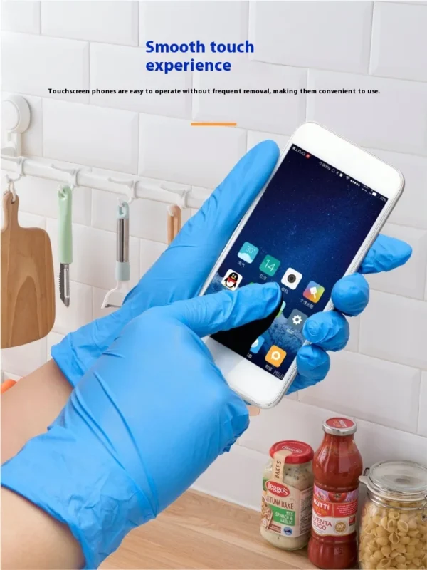 40Pack 40-Pack Disposable Nitrile Safety Gloves