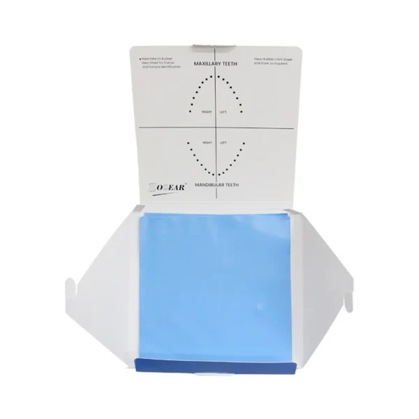 6"X6" Latex Dental Rubber Dam Sheet - view 2 TA052 6 × 6 in Latex Dental Rubber Dam Sheet — detail view 2