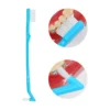 Double-Ended Micro-Clean Dental Orthodontic Bracket Toothbrush - view 3 OB015 Double-Ended Micro-Clean Dental Orthodontic Bracket Toothbrush — detail view 3