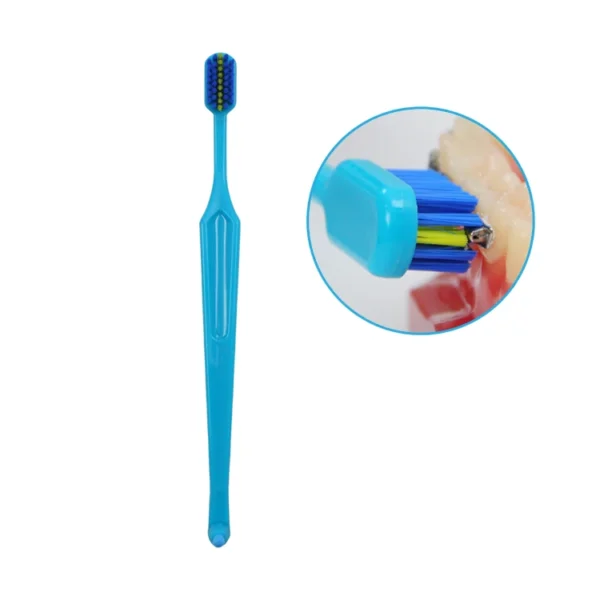 Double-ended Orthodontic Bracket Cleaning Brush - view 3 OB017 Double-ended Orthodontic Bracket Cleaning Brush — detail view 3