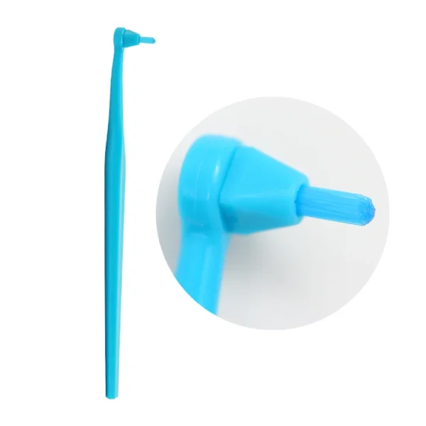 Orthodontic Bracket Cleaning Toothbrush with Replaceable Brush Heads - view 4 IB030 Orthodontic Single-Tuft Toothbrush with Replaceable Heads — detail view 4