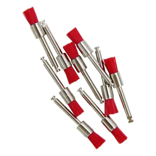 H8bc81d71e0fc4dd8b7a53b4587392bdc7.webp TA024B-5C-FLAT Color Nylon Flat Dental Prophy Brush/Dental Polishing Brush