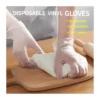 H9ed9648f40e3405b887ef64a130a6dcac.webp ABC-PVC01 Powder-Free Vinyl Examination Gloves