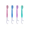 Explosive Popping Bead Multi Functional Disposable Travel Clean - view 2 TC0030 Popping-Bead Travel Toothbrush with Dental Floss Pick — detail view 2