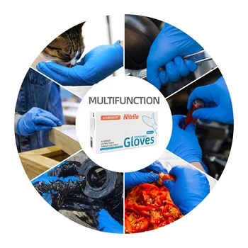 ABC-NI01-6 Disposable Nitrile Cleaning and Food-Handling Gloves
