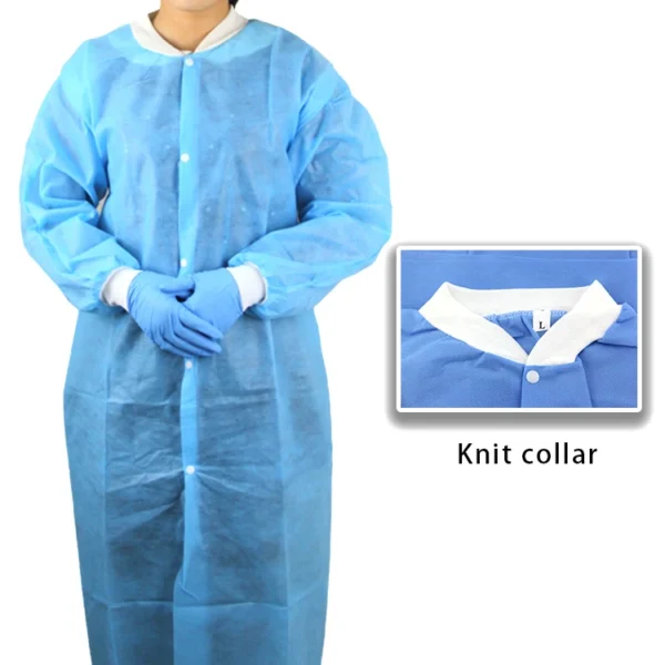 PB016 Disposable Dental Lab Isolation Gown — detail view 4
