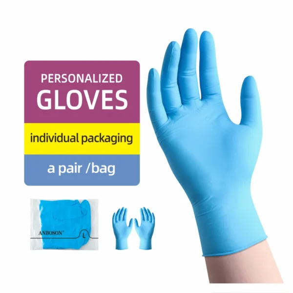 ABC-NI01-6 Disposable Nitrile Cleaning and Food-Handling Gloves