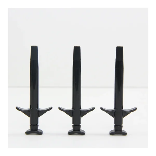 SN030-7 2 mL Black Disposable Flowable Dental Resin Syringe Injector — detail view 4
