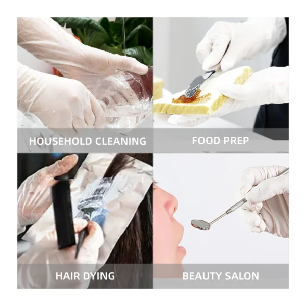 Hf4997b9c63ea4485877185b96f929b3aA.webp ABC-NIT01-6 6 mil White Powder-Free Nitrile Gloves