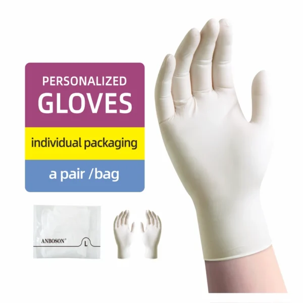 Hf6635abdaf484a0e982ae8a5f3026eb2V.webp ABC-NIT01-2 5 mil White Powder-Free Nitrile Gloves