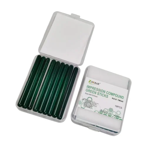 TM040 Dental Lab Impression Compound Green Wax Sticks for Casting and Molding