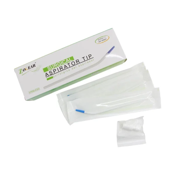 EO Sterilization Dental Surgical Aspirator Tip - view 2 TA007-2 EO-Sterilized Surgical Dental Aspirator Tip — detail view 2