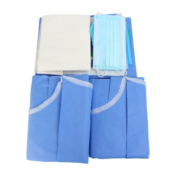 Disposable Dental Surgical Operating Pack Kit - view 3 TA021-4E 12-Piece Disposable Dental Surgical Operating Pack Kit — detail view 3