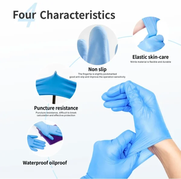 ABC-NT01-2 Disposable Nitrile Examination Gloves